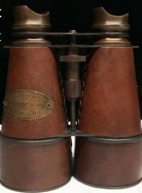 古玩仿古收藏纯铜拉长单筒望远镜高倍四节望远镜古玩收藏