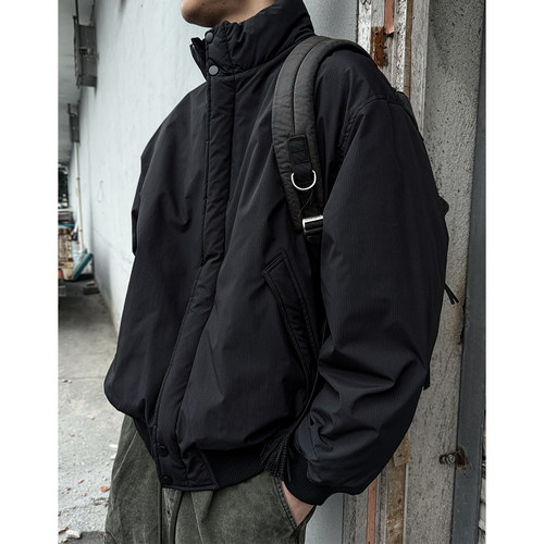 日系潮牌立领常规羽绒服