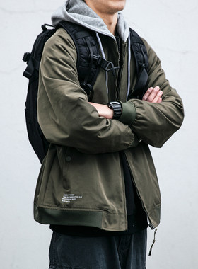 连帽春季宽松假两件夹克