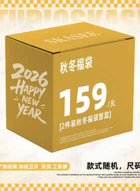 SKASEE 2025秋冬季盲盒福袋/款式随机码数可选/年末福利/2件装