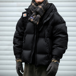 深冬北方一件过冬轻量化零压感新国标90白鸭绒羽绒服外套面包服男