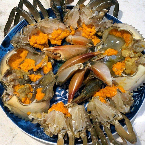 鲜活膏蟹2斤约3-5只鲜活发货