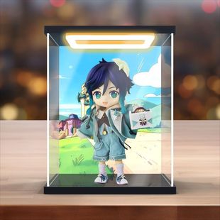 GSC温迪粘土人手办亚克力回灯收纳盒 悠歌Ver. 适用 原神青风