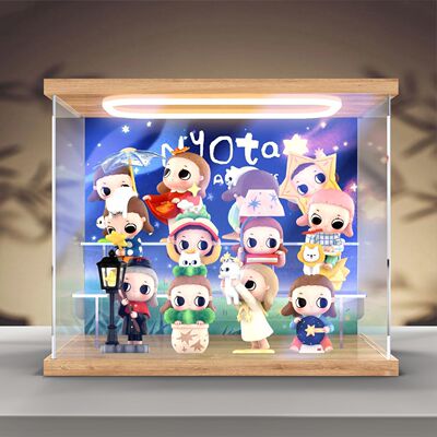 适用泡泡玛特Nyota你我皆星辰系列手办盲盒摆件玩具礼物收纳盒