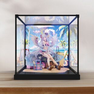 适用ELEGANT碧蓝档案白洲梓泳装手办防尘罩亚克力合金框收纳盒