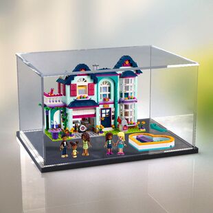亚克力防尘罩适用乐高41449安德里亚的温馨之家 展示盒手办收纳盒