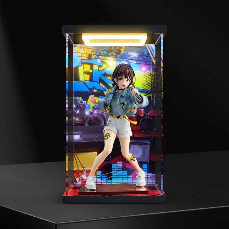 适用GIRLS BAND CRY 井芹仁菜 手办回型灯防尘罩亚克力高清收纳盒,居家布艺,收纳盒,淘宝优惠券,粉丝福利购,淘宝优惠卷