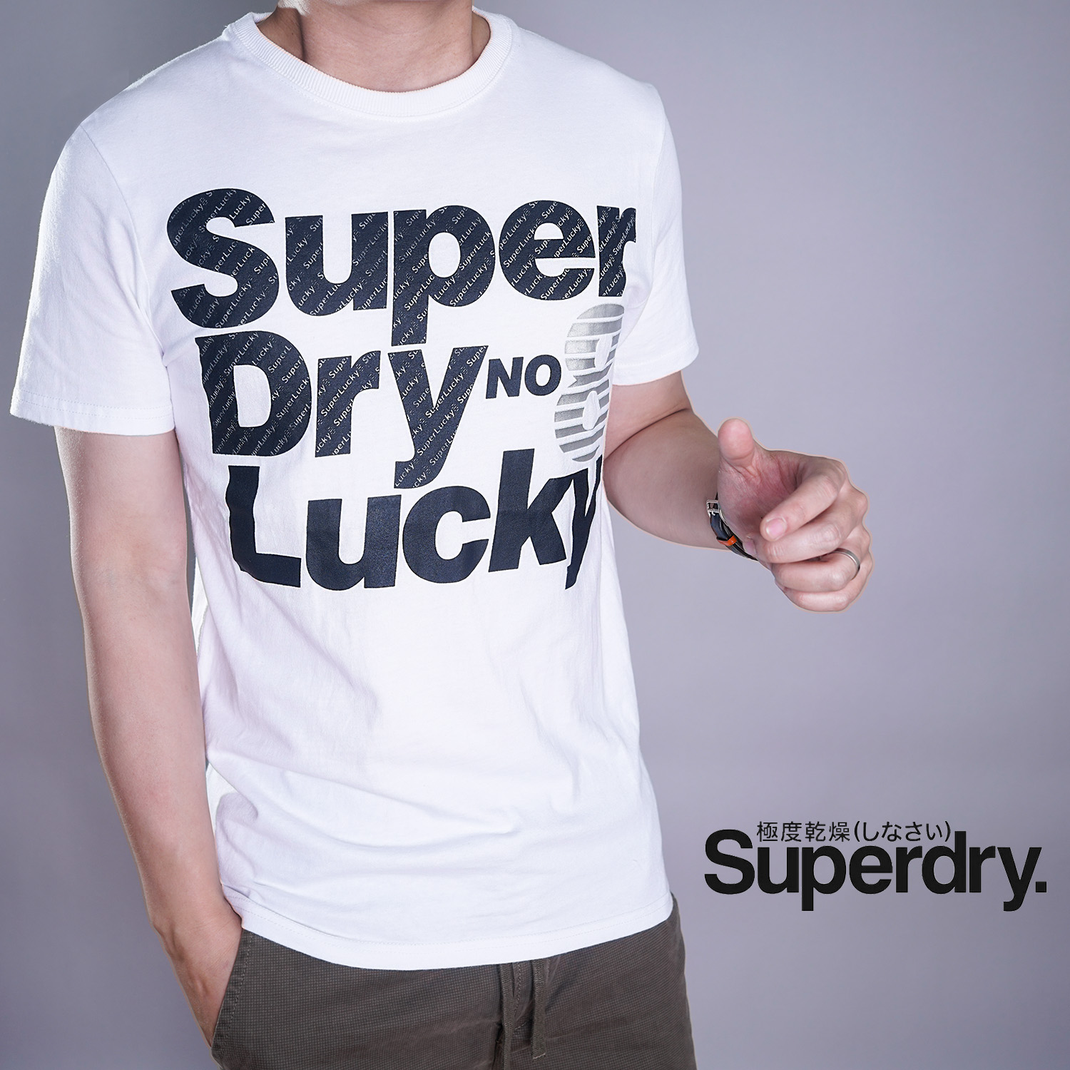 superdry圆领短袖t恤断码特价