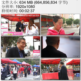 人才招聘市场企业招工难 视频实拍素材1080