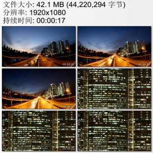 北京夜景楼群高楼大厦灯火通明实拍 延时摄影 高清视频素材