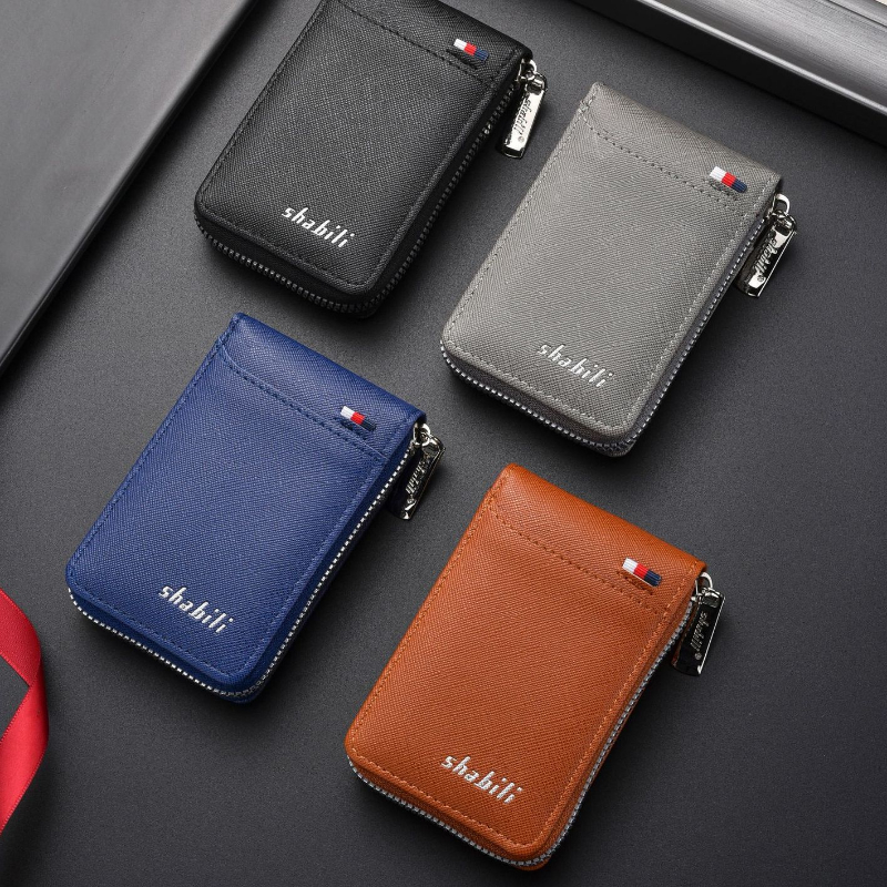 RFID防盗刷防消磁风琴卡包男女通用多卡位潮流超薄旅行商务