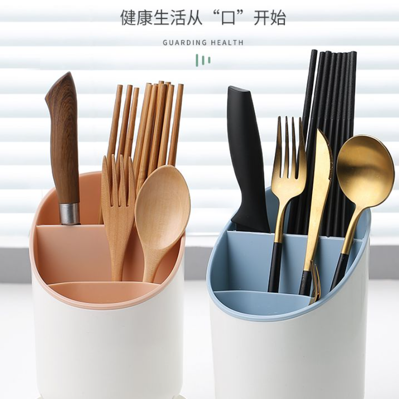 家用筷子筒筷子架收纳盒厨房勺子沥水筷子桶餐具置物架