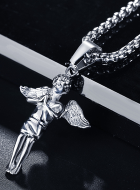 韩版男士挂件钛钢吊坠学生首饰品