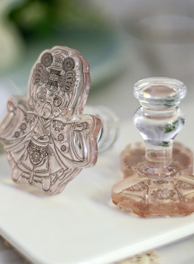 全异形透明亚克力印章定刻定制刻字婚礼定做高精学生毕业diy印章