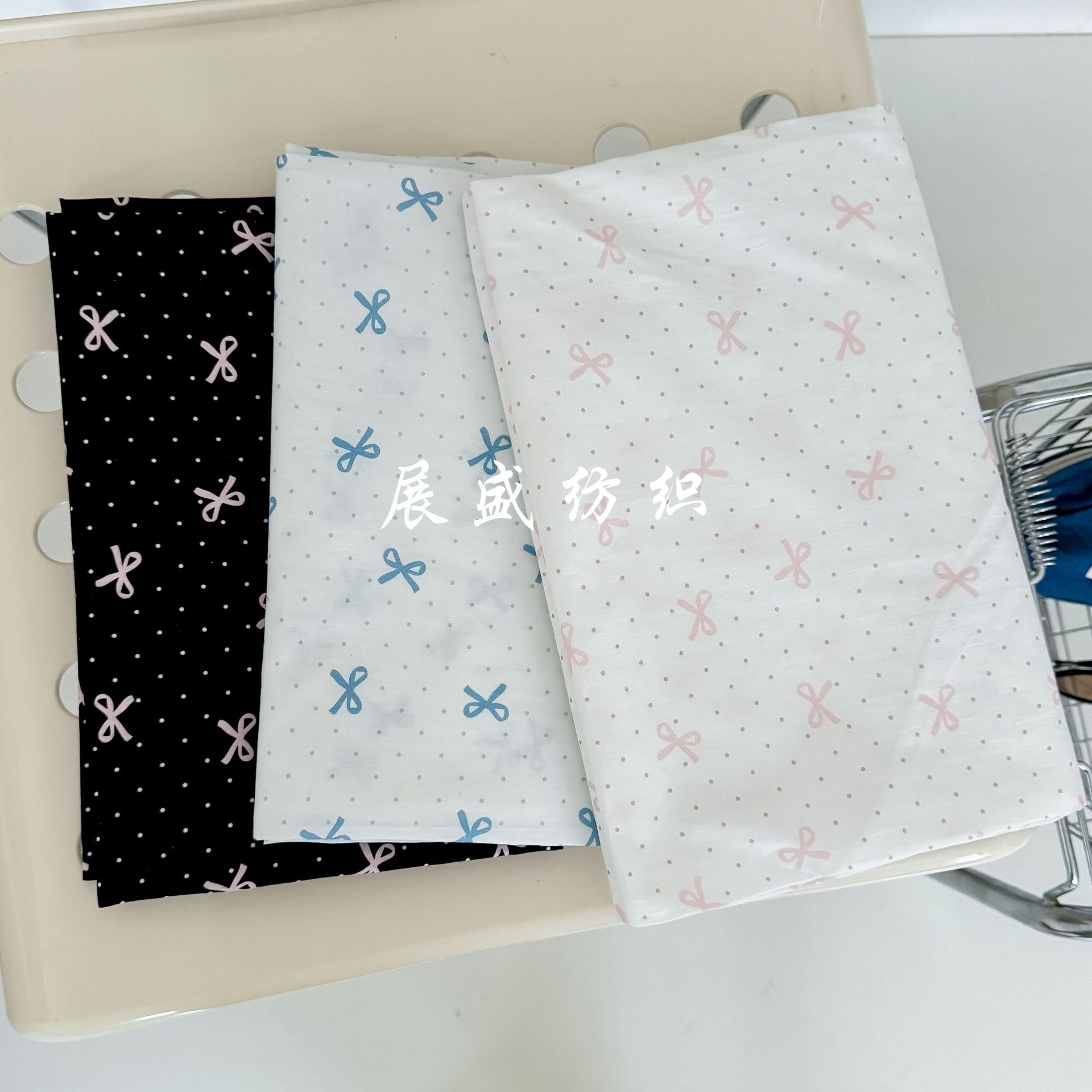 韩版ins风点点印染布料