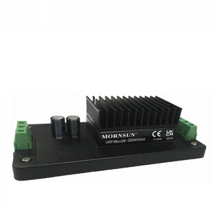 URF4815QB 75V转15V 接线式 带散热器 200WHR3A5金升阳电源模块18