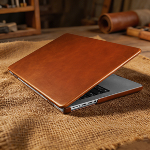 适用苹果MacBookPro14寸保护壳16寸2026款M5笔记本电脑M4油蜡真皮macbookair13.6英寸15.3轻奢M3外壳M2防摔套