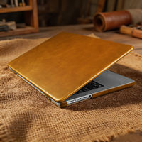 Suitable for Apple macbook Pro 14-inch protective case, 16-inch 2026 model M5 laptop M4 oil wax genuine leather macbook Air 13.6-inch 15.3 light luxury M3 case M2 anti-drop case thumbnail 3