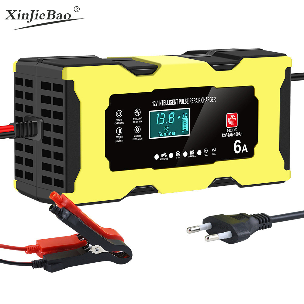 126汽车电瓶充电器 摩托车电瓶充电器 12智能修复电瓶充电器