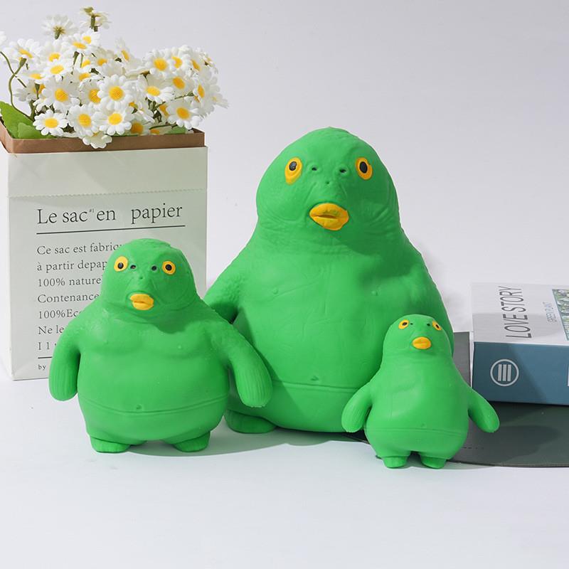 绿头鱼解压沙雕搞笑呆头鱼网红趣味捏捏乐减压大猩猩发泄玩具