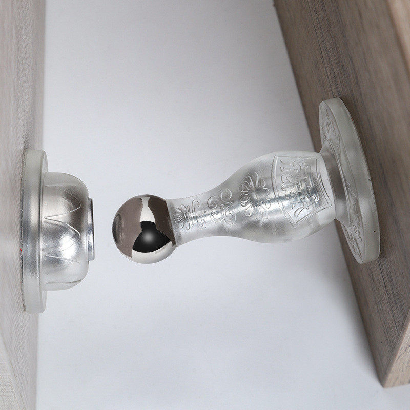 门吸免打孔家用强磁强力门碰地磁吸硅胶防撞门后挡门器柜门吸墙