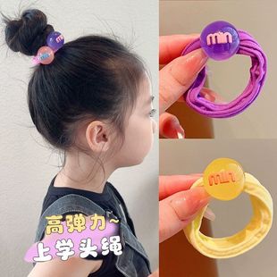 儿童糖果色头绳女童宝宝不伤发毛巾圈女孩扎头发高弹力橡皮筋发圈