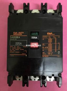 FUJI/富士 3P225A塑壳断路器BB3GSC-225空气开关SA203BA