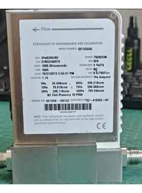全新BROOKS流量计，型号GF125XSL，测量范围750