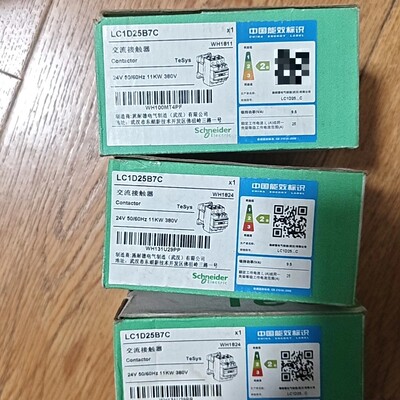 施耐德接触器LC1D25B7C   AC24V全新原装正品。