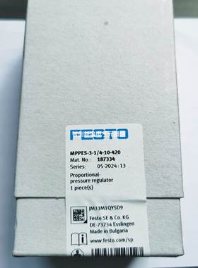 FESTO MPPES-3-1/4-2-420 187336 187338 187334 比例压力阀