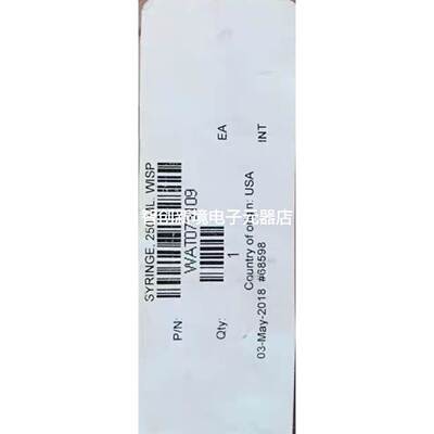 waters沃特世2695HPLC.货号WAT073109一 250 L