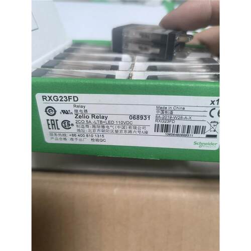 施耐德继电器RXG23FD单