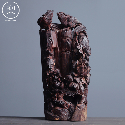 金鸡纳福中式复古风印度小叶紫檀