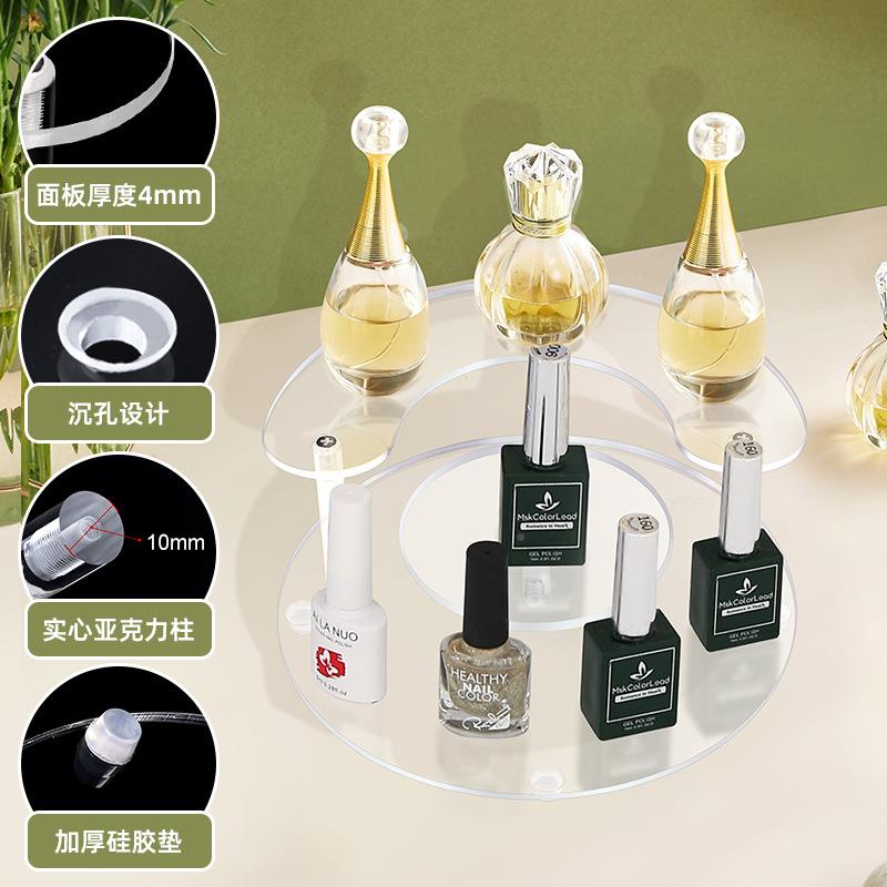 亚力香架品水展示架克桌面阶梯2有机玻璃棒