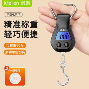 弹簧秤e买菜快递 in电子秤家用小型l手提秤迷你称高精度Me挂便携式