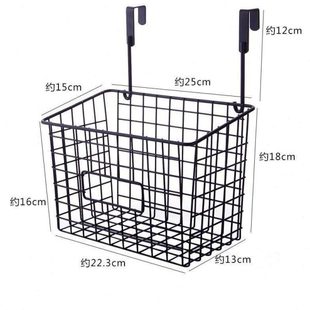 挂篮厨房壁挂架置物篮可挂墙杂物搁板挂蓝可挂式带挂钩菜篮子厕收
