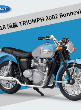 威利WELLY1:18凯旋TRIUMPH 2002 Bonneville仿真合金摩托车模型
