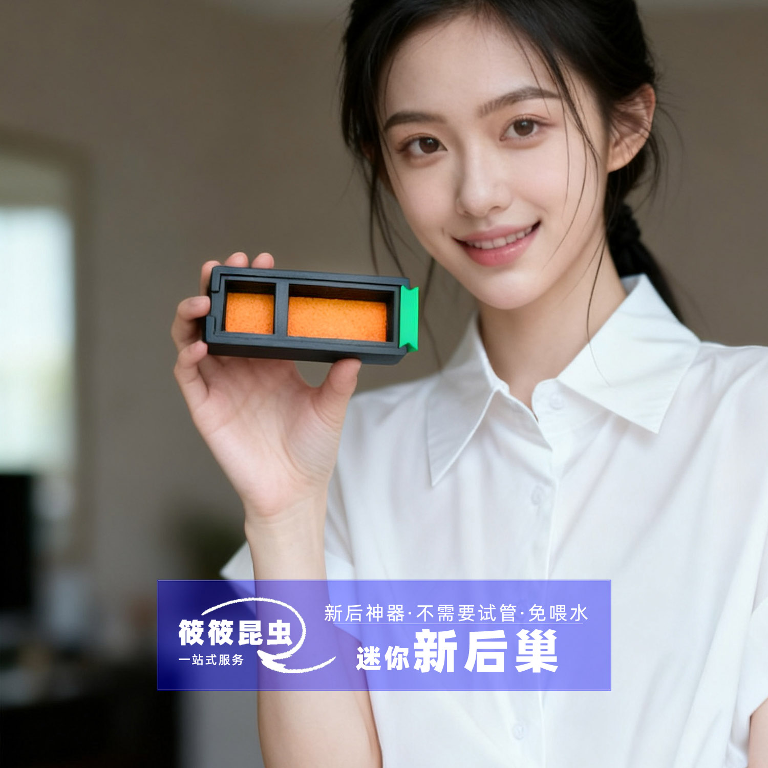 筱筱昆虫馆3D打印迷你掌中宝蚁巢