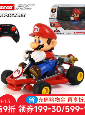 Carrera马里奥遥控车玩具男孩马力欧任天堂超级玛丽赛车卡丁车