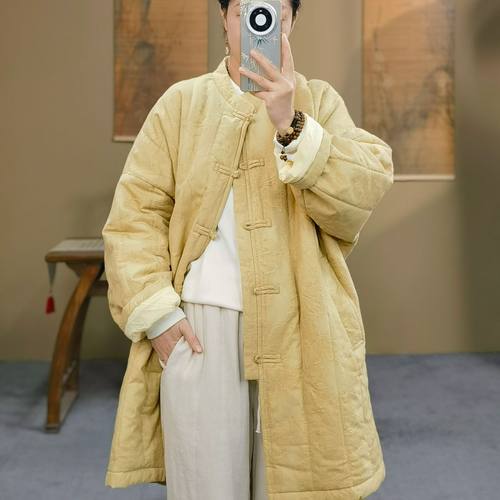 新中式冬装新款棉衣复古立领盘扣