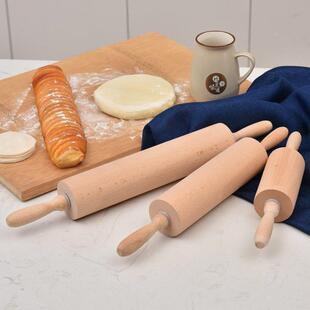 Rolling Pin Wooden Handle Pastry Dough Roller Baking Tool1外