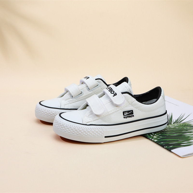 六一节正品回力童鞋深圳学校指定校鞋小学生白色布鞋男童纯色板鞋