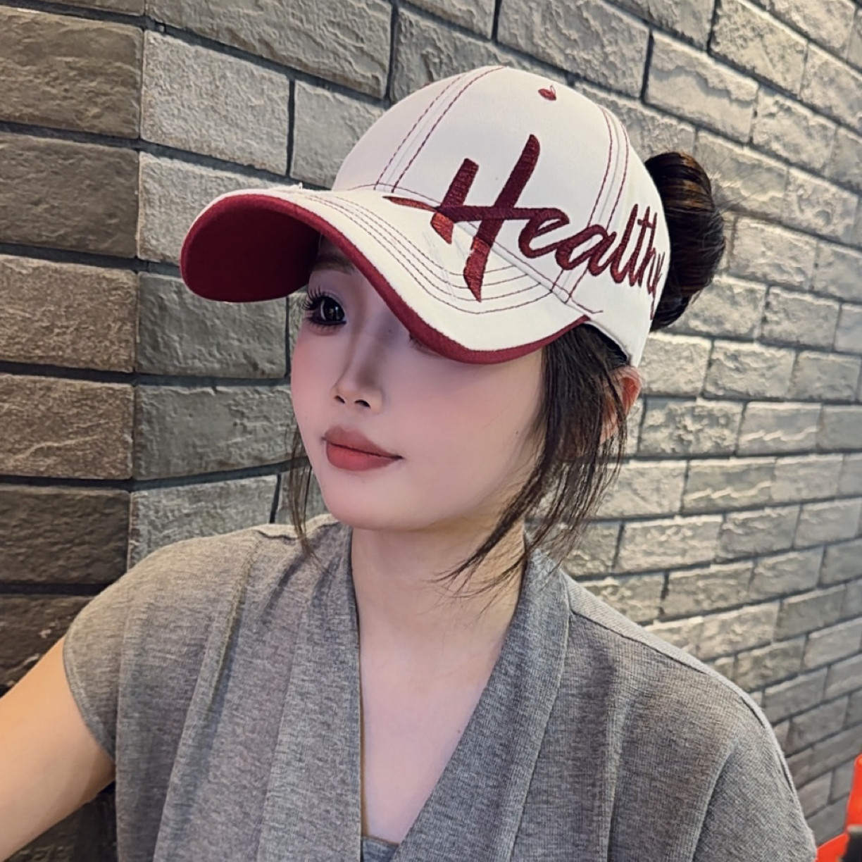 V25常规版空顶夏季新款时尚潮流休闲百搭棒球帽遮阳防晒鸭舌帽