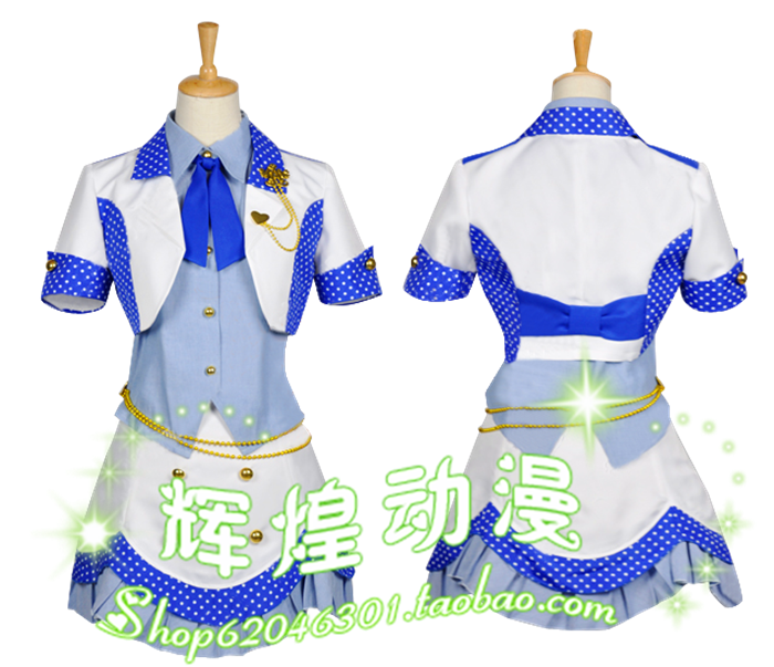 偶像大师  本家系列 如月千早 演出服 表演服 cos服饰