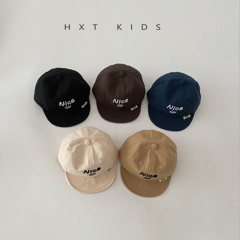 婴儿鸭舌帽春秋季软檐小字母刺绣遮阳帽子婴幼儿宝宝笑脸棒球帽春,童装/婴儿装/亲子装,帽子,淘宝优惠券,粉丝福利购,淘宝优惠卷