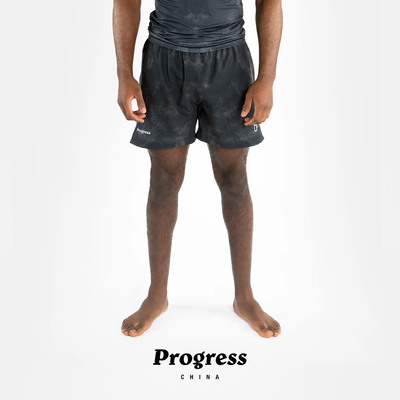 PROGRESS 烟墨系 短裤 单层短裤 无道服巴西柔术BJJ官方直营