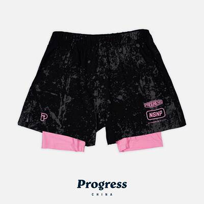 PROGRESS 平衡墨水 双层短裤 无道服BJJ巴西柔术NOGI 官方直营