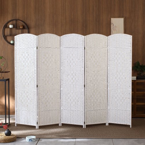 草编屏风隔断时尚简约客厅关门