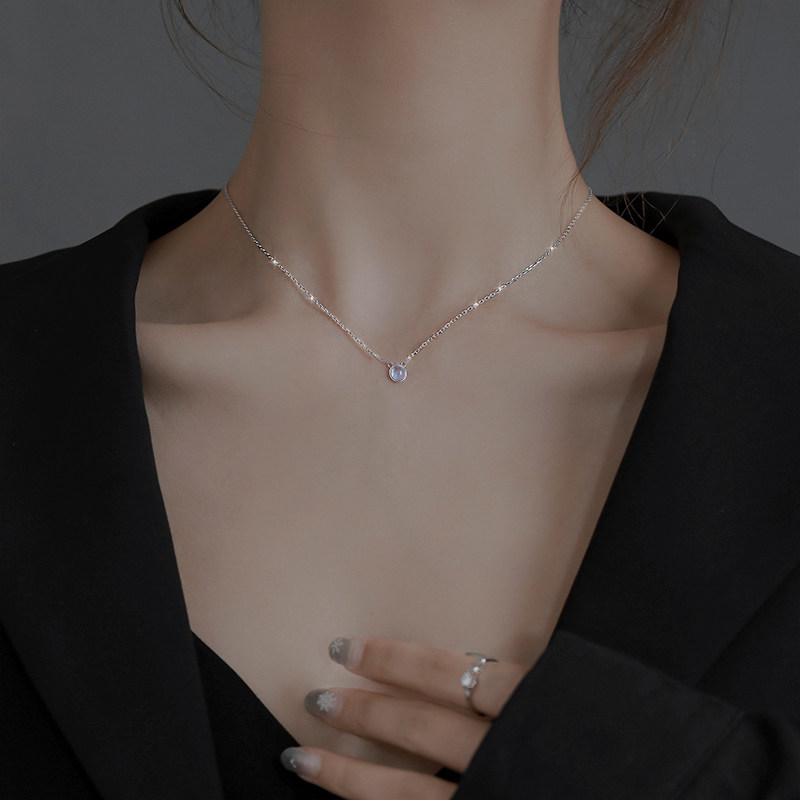 CHOMELKINSEY蓝色海洋女项链
