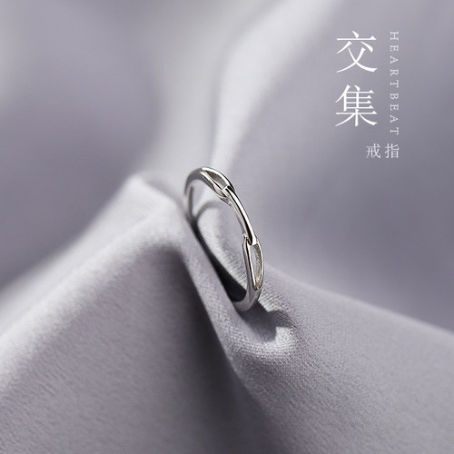 chomel纯银戒指时尚小众新款潮
